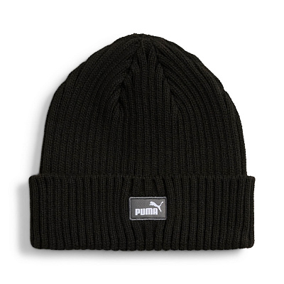 Шапка Puma CLASSIC Low Crown Beanie Jr 02655901 р.os черный