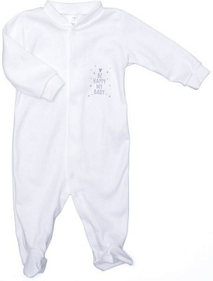 Комбінезон унісекс Bambinelli Be Happy Кмб301-2 р.62 молочний