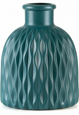 Ваза пластиковая МВМ DH-FLOWERS-09 MARINE BLUE 15 см 