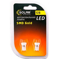 Лампа светодиодная Solar LS243 W2W T10 W2.1x9.5d 12 В 2 шт