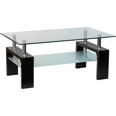 Стіл журнальний Diana Intro МДФ скло 600x1000x450мм