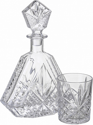 Набір для віскі Maxmark Crystal (графін і 4 склянки)