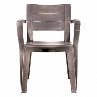 Стілець пластиковий Bica Emma 79x58x60 см сіро-бежевий
