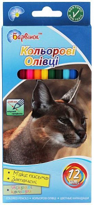 Олівці кольорові 