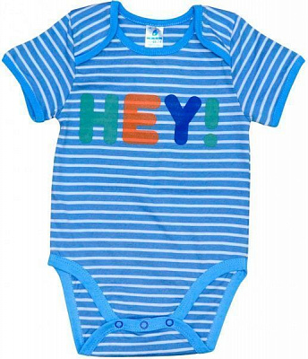 Боди детское Minikin HEY! р.74 в полоску 202402 