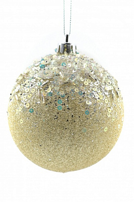 Куля новорічна Конфетті 100 мм 8319