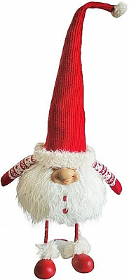 Декорация новогодняя Гномик на пружине AT166-801706 100 см 