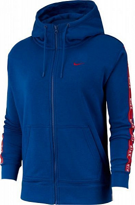 Джемпер Nike W NSW HOODIE FZ LOGO TAPE AR3056-438 р. S синий