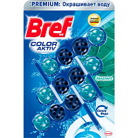 Гигиенический блок для унитаза Bref Эвкалипт 3x50 г