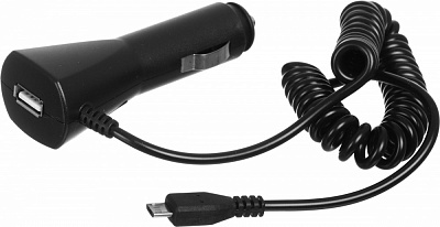Автомобильное зарядное устройство Heyner с USB и Micro-USB 12/24V 511500