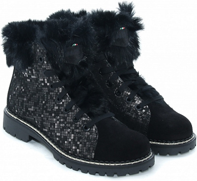 Черевики Oscar Winter Footwear Black р. 35 чорний