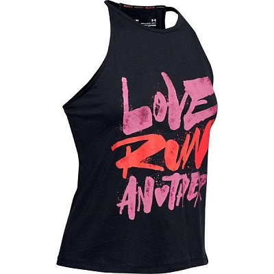Майка Under Armour UA W Love Run Another Tank 1353660-001 L черный
