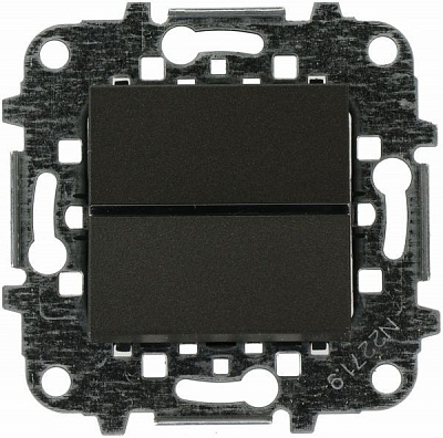 Вимикач перехресний одноклавішний ABB Zenit без підсвітки 10 А 230В IP20 антрацит N2210 AN Z