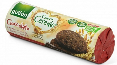 Печиво Gullon tube CDC шоколадне 280 г