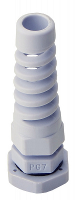 Кабельний ввід АСКО-УКРЕМ PGS 7 спіральний білий