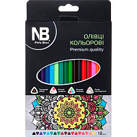 Олівці кольорові Soft 18 шт. Nota Bene