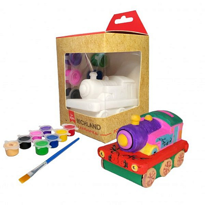 Набор для творчества копилка-раскраска Паровозик Річ-Ленд 