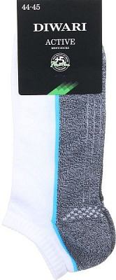 Носки Conte ACTIVE (ультракороткие) 15С-44СП р. 29 джинс 