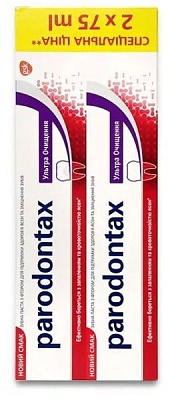 Зубная паста Parodontax Ультра очищение 1+1 75 мл