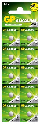 Батарейки GP Alkaline button cell 177-U10 LR626/AG4 10 шт. 