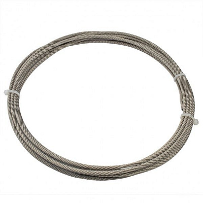 Трос нержавіючий 3 мм 6х7+1FC 3 пог.м.