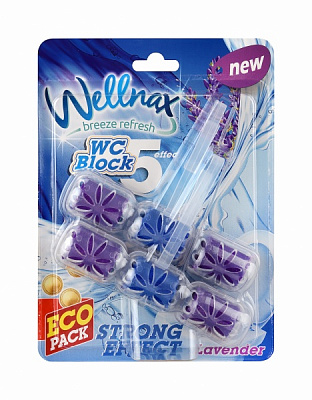 Туалетный блок Wellnax Лаванда 2х57 г 