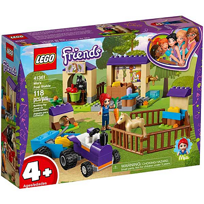Конструктор LEGO Friends Конюшня для лошати Мії 41361