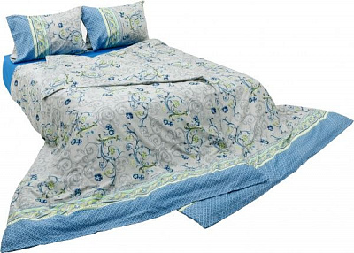 Комплект постільної білизни Acanthus 3 сімейний квітковий принт Granfoulard