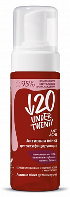 Мусс Lirene Under Twenty с эффектом детоксикации для смешанной и жирной кожи 150 мл