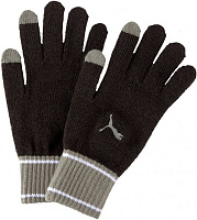 Рукавички Puma Knit Gloves 04172601 р. M чорно-сірий