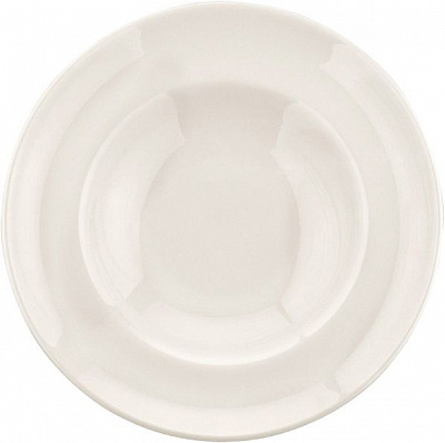 Тарелка для пасты Gourmet 450 мл 27 см белый Bonna