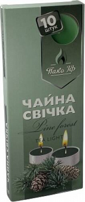 Набор чайных свечей Хвоя 10 шт. Pako-If