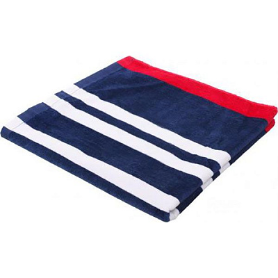 Полотенце пляжное Stripe 70x140 см темно-синее