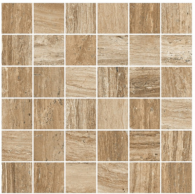 Мозаїка Allore Group Travertine Gold MOS P R Mat 48x48x8