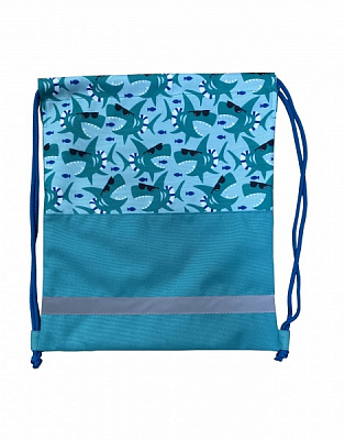 Сумка-рюкзак ЗОЗ ЮА під взуття 400х350 оксфорд Акули