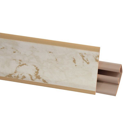 Плінтус ОМіС для стільниці LB-23 3000x20 мм білий камінь