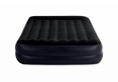Кровать надувная Intex 203х152 см черный