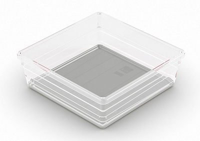 Органайзер Curver 244692 прозрачныйсерый Sistemo 6 50x150x150 мм