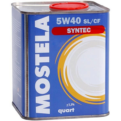 Мастило моторне Mostela 5W-40 SL/CF 0.95 л