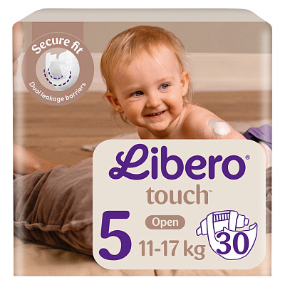 Подгузники Libero Touch 5 11-17 кг 30 шт.