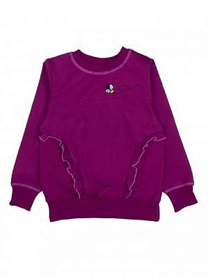 Світшот для дівчинки Luna Kids Бджілка р.116 сливовий