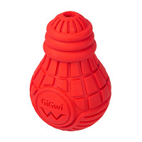 Іграшка для собак GiGwi Лампочка гумова червона M Bulb Rubber