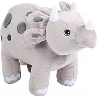 М'яка іграшка Luna Kids Дейзі Трицератопс сірий 38х22х15 см сірий NR-4