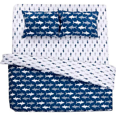 Комплект постельного белья двуспальный Underprice Sharks