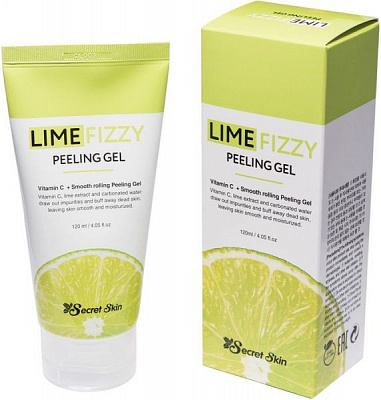 Пілінг Secret Skin з екстрактом лайма і вітаміном С Lime Fizzy Peeling Gel