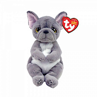 М'яка іграшка TY Beanie Bellies Сірий пес Wilfred 22 см сірий 40596