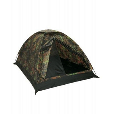 Палатка Mil-Tec двоместный Iglu Super [1215] Немецкий камуфляж, 205x145x100