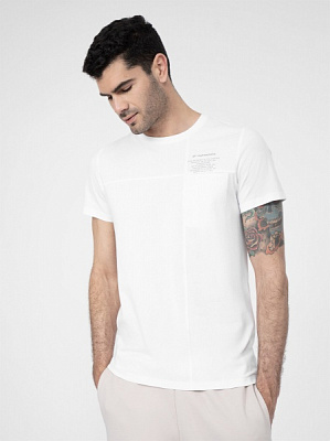 Футболка 4F TSHIRT M299 4FSS23TTSHM299-10S р.2XL белый