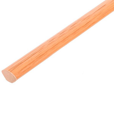 Штапик ПВХ радиальный ОМіС декоративный 14х14х2750 мм дуб светлый