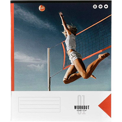 Тетрадь школьная 36 листов в линию Школярик